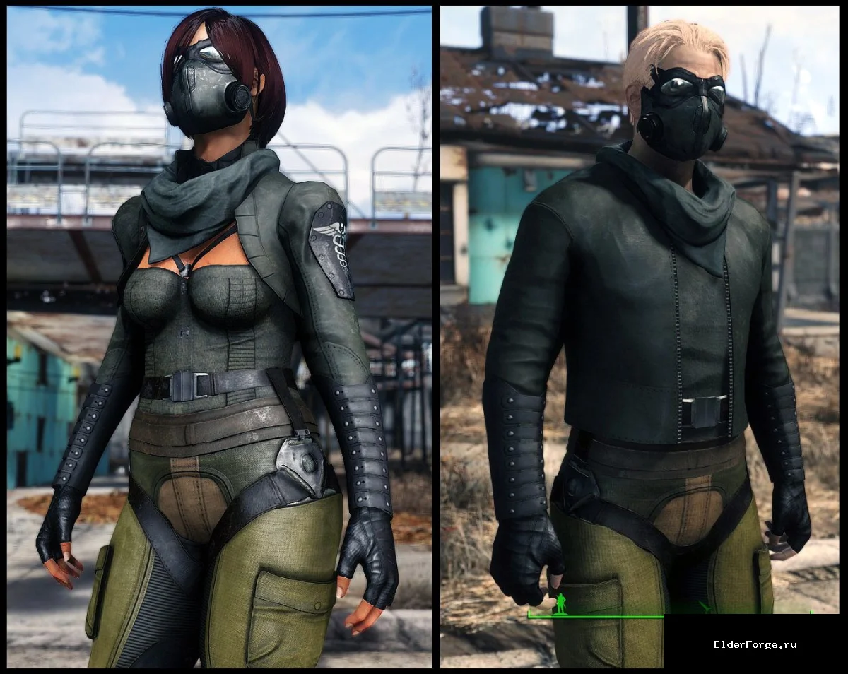 Обложка мода: BoS Medic Battle Suit – комплект медика в Fallout 4