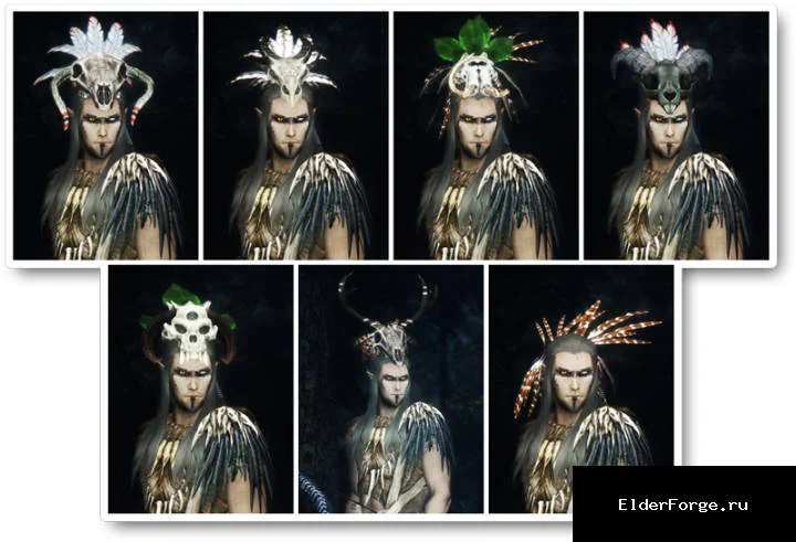 Обложка мода: Босмерские головные уборы — TDN Bosmer Skull Headdresses LE