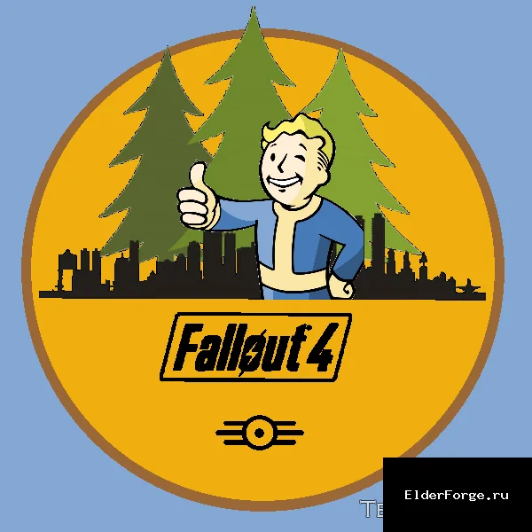 Обложка мода: Boston Natural Surroundings – живой ландшафт Fallout 4 в стиле Fallout 76
