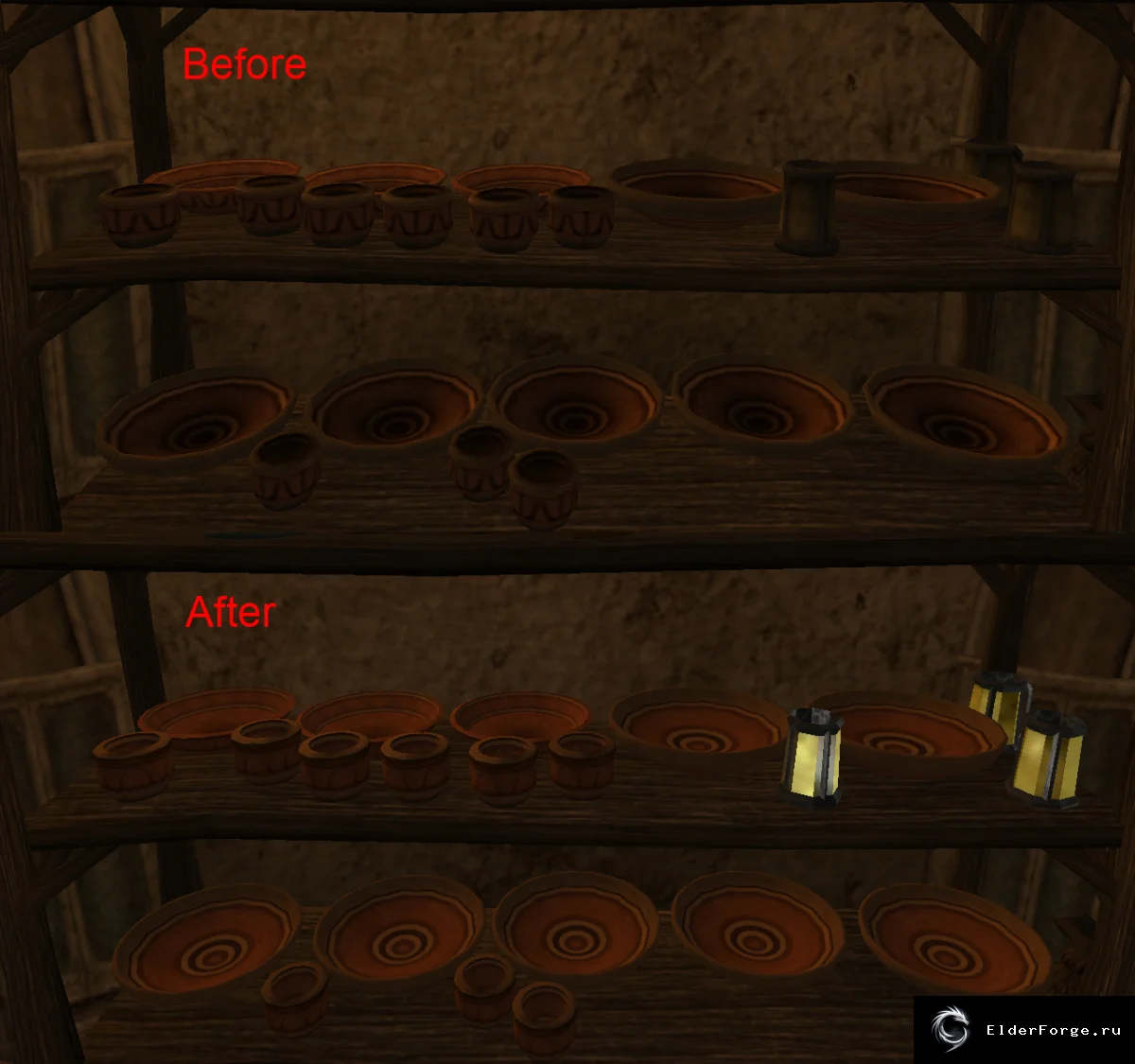 Обложка мода: Bowl Items 1.0b – новые модели и текстуры мисок для Morrowind