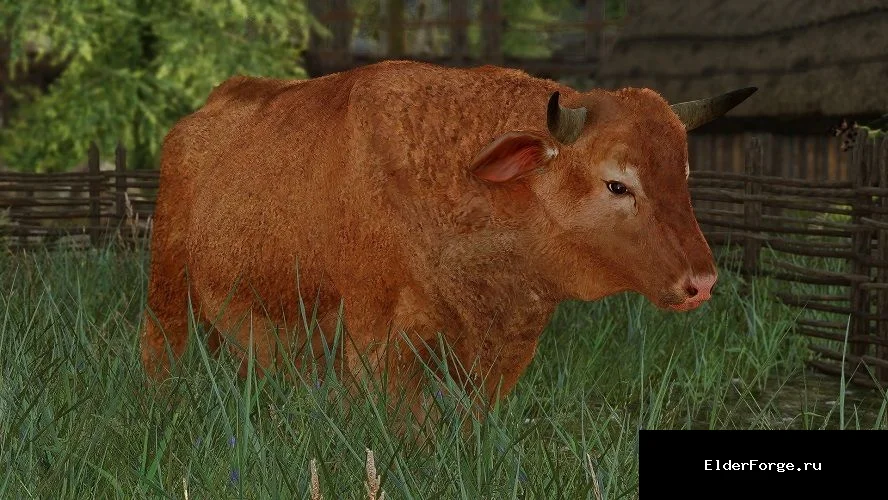 Обложка мода: Brastia Cow Tweak – улучшенная модель коровы для Skyrim SE/AE