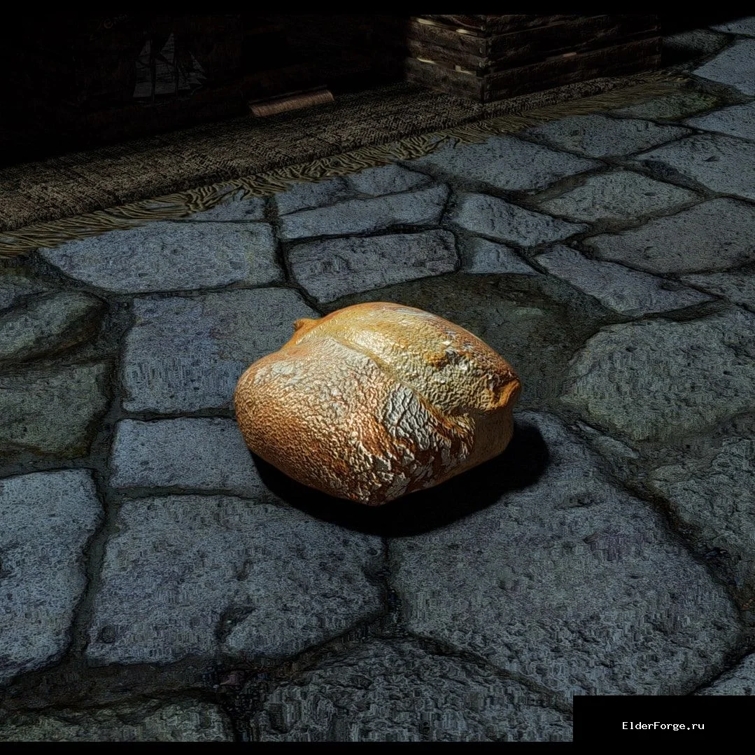 Обложка мода: Bread Replacer – замена хлеба в Skyrim SE/AE с улучшенными текстурами