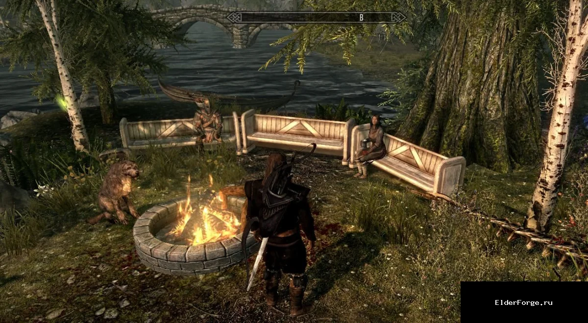 Обложка мода: Бригитта Грохманн — магический спутник для Skyrim Legendary Edition