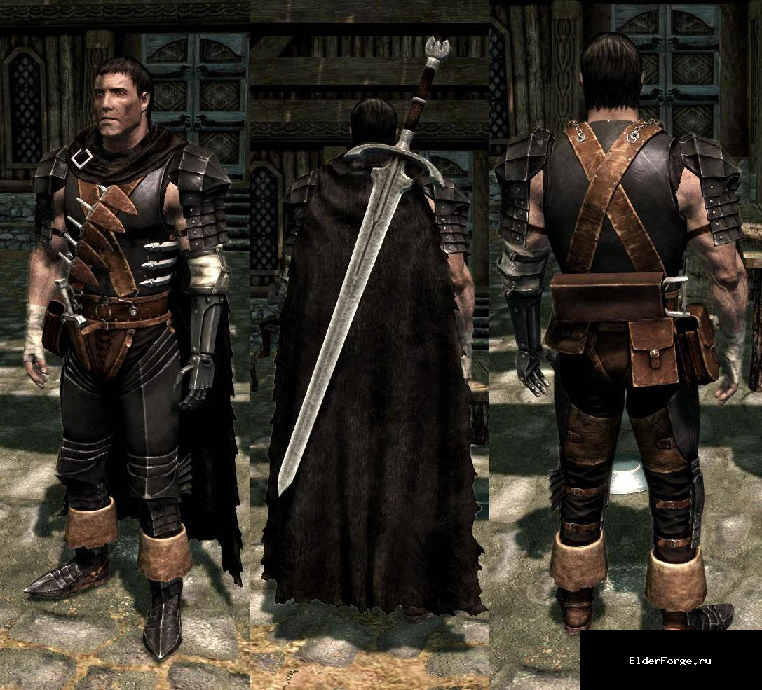 Обложка мода: Броня берсерка для Skyrim LE – русская версия, крафт и покупка у Йорлунга