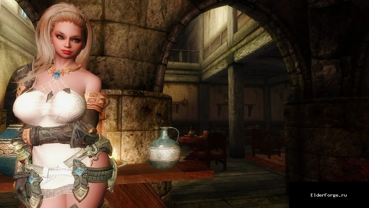 Обложка мода: Броня боевого жреца для Skyrim LE: CBBE с поддержкой HDT