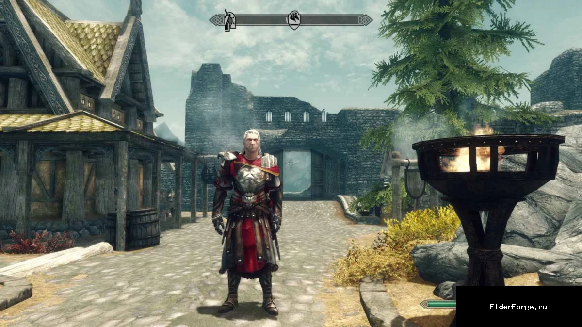 Обложка мода: Броня Брута из Assassin's Creed: Brotherhood для Skyrim LE – лёгкая и тяжёлая версия