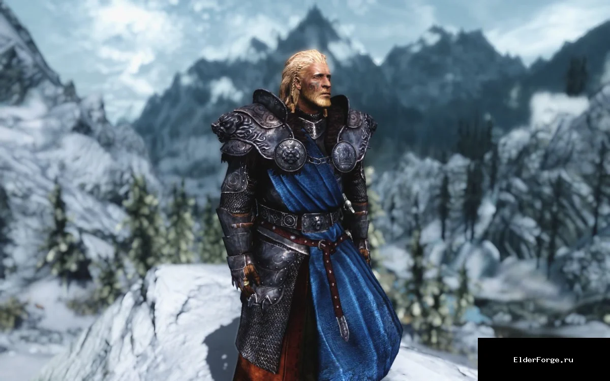 Обложка мода: Броня Буревестника для Skyrim SE‑AE: тяжёлый доспех с уникальными возможностями