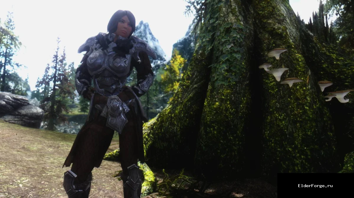 Обложка мода: Броня Dragonborn для тел CBBE – совместима со Skyrim Legendary Edition