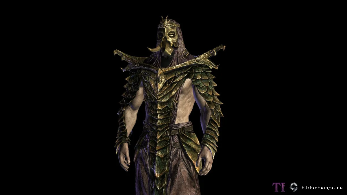 Обложка мода: Броня Драконьего Жреца 0.2а – новые доспехи для Skyrim LE