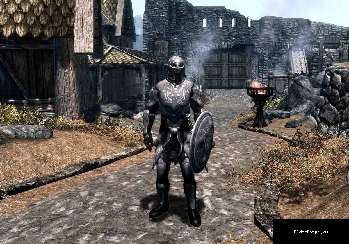 Обложка мода: Броня и оружие Лорда – новые крафтовые наборы для Skyrim LE