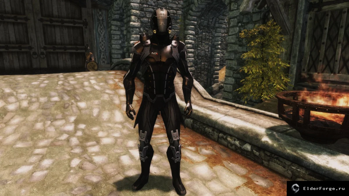 Обложка мода: Броня из Mass Effect 3 для Skyrim LE – набор уникальных комплектов