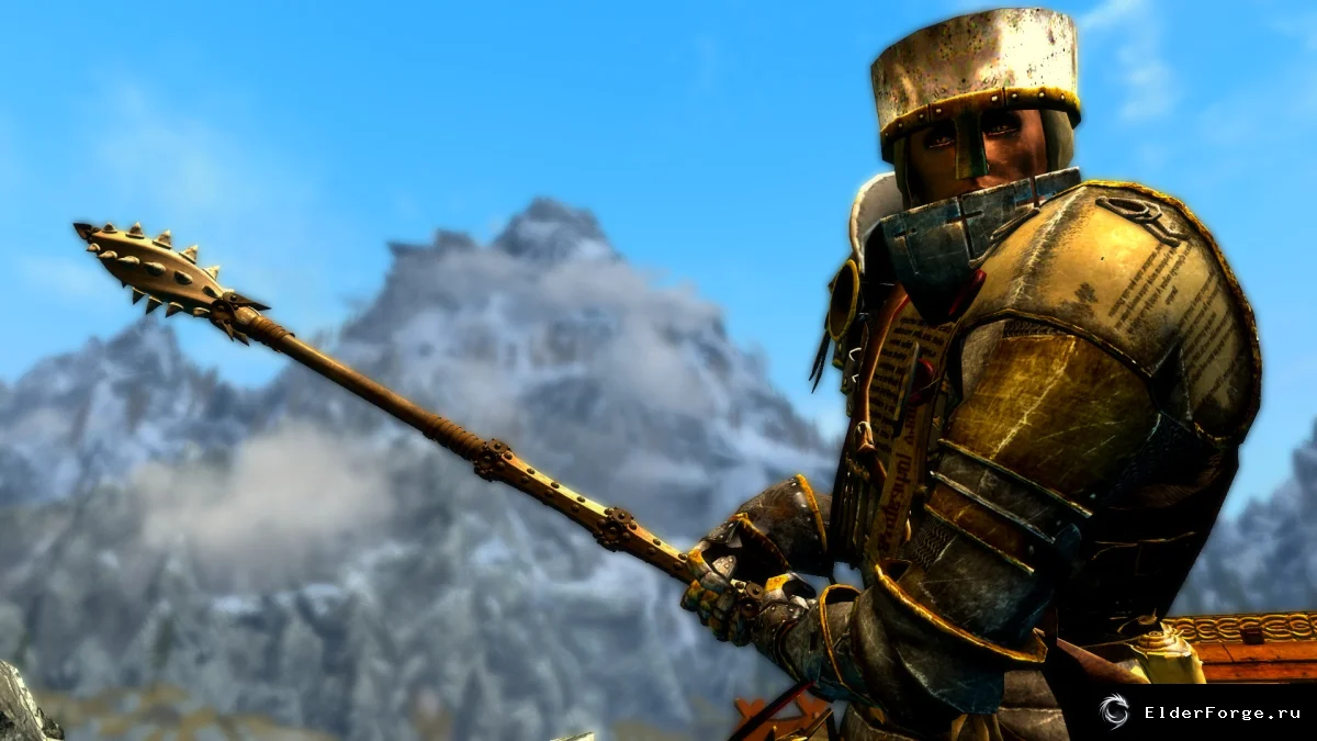Обложка мода: Броня клириков Девяти Божеств — уникальный набор брони для Skyrim LE