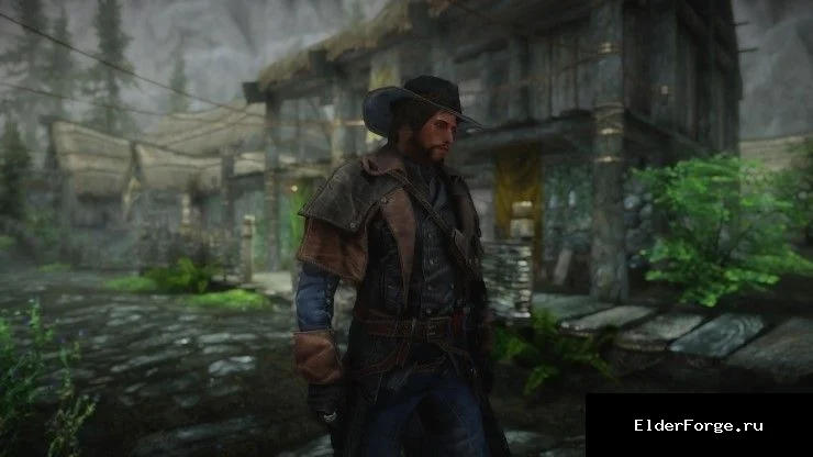 Обложка мода: Броня Колониста из Assassin's Creed Rogue для Skyrim LE – мужская экипировка