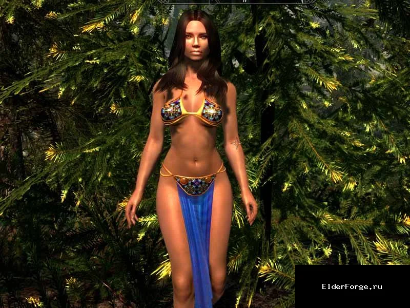 Обложка мода: Броня Леи для Skyrim Legendary Edition – стильный свадебный наряд