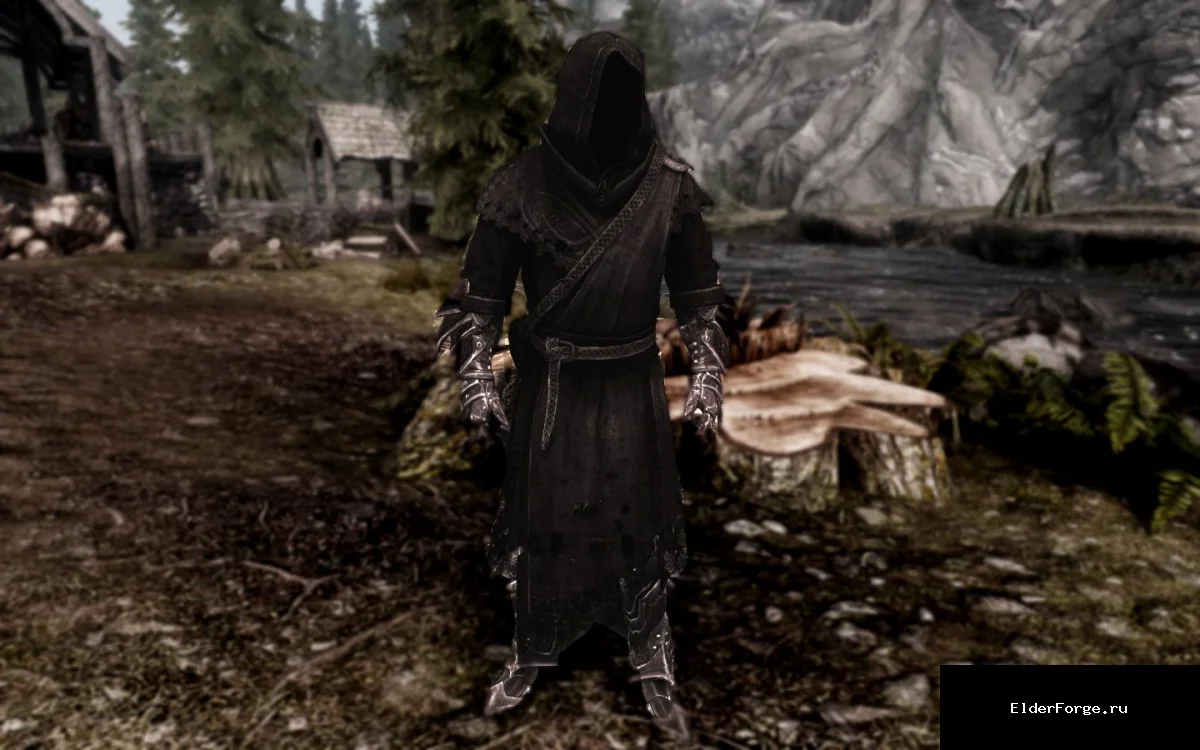 Обложка мода: Броня Мага Пустоты для Skyrim Legendary Edition – полное покрытие и стилистика