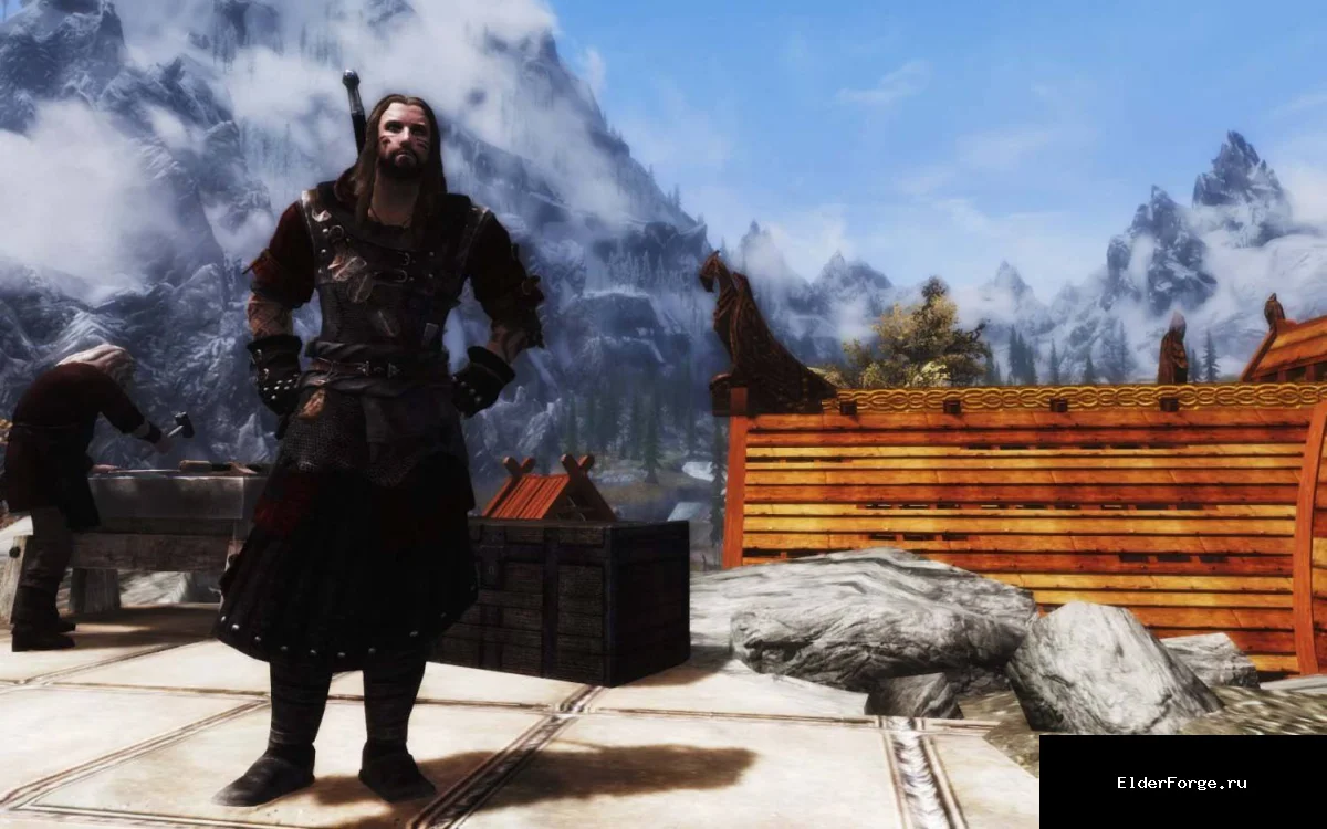 Обложка мода: Броня наемника для Skyrim Legendary Edition – лёгкая и тяжёлая экипировка
