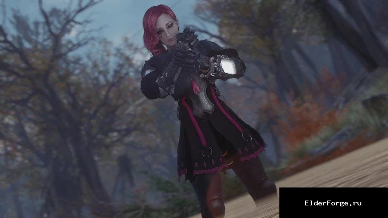 Обложка мода: Броня Ночной Кошки для Fallout 4 – стиль из Black Desert Online