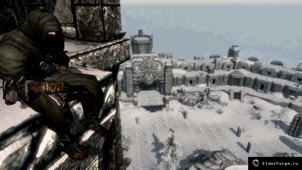 Обложка мода: Броня Одинокого Странника для Skyrim LE – детализированная и лёгкая защита