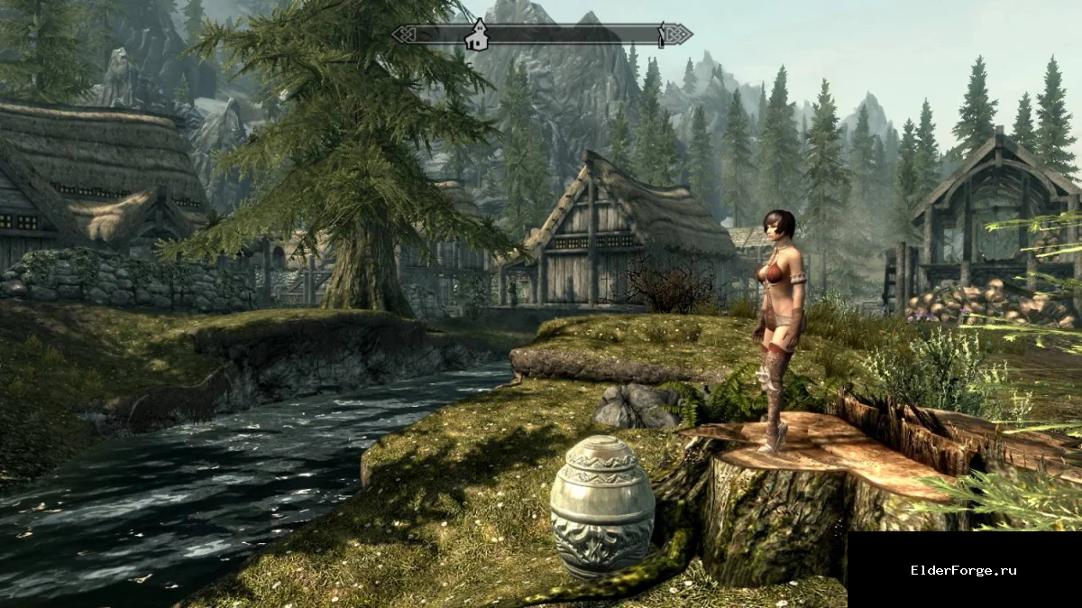Обложка мода: Броня от Теры — уникальная женская броня для Skyrim LE