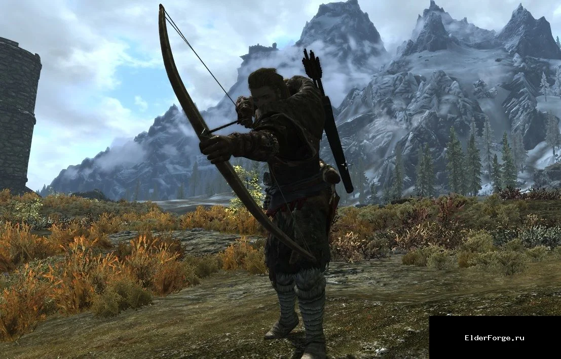 Обложка мода: Броня охотника для Skyrim LE – легкая и лор‑совместимая экипировка