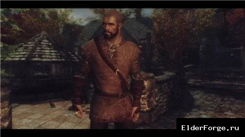 Обложка мода: Броня охотника для Skyrim LE – лёгкая кожаная экипировка