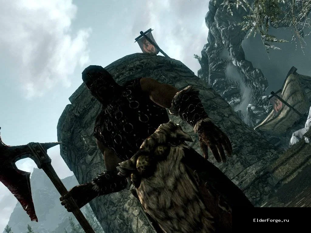 Обложка мода: Броня Палача – тяжёлый и лёгкий набор для Skyrim Legendary Edition
