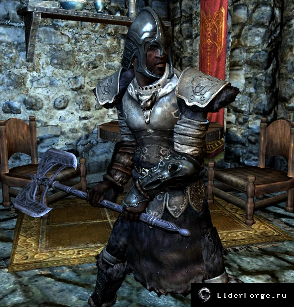 Обложка мода: Броня Предвестника соратников для Skyrim LE – версия Requiem