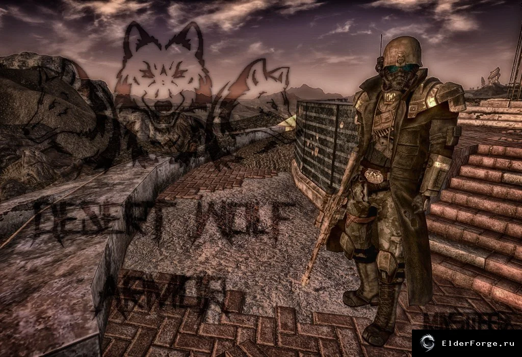 Обложка мода: Броня Пустынного Волка — Fallout: New Vegas