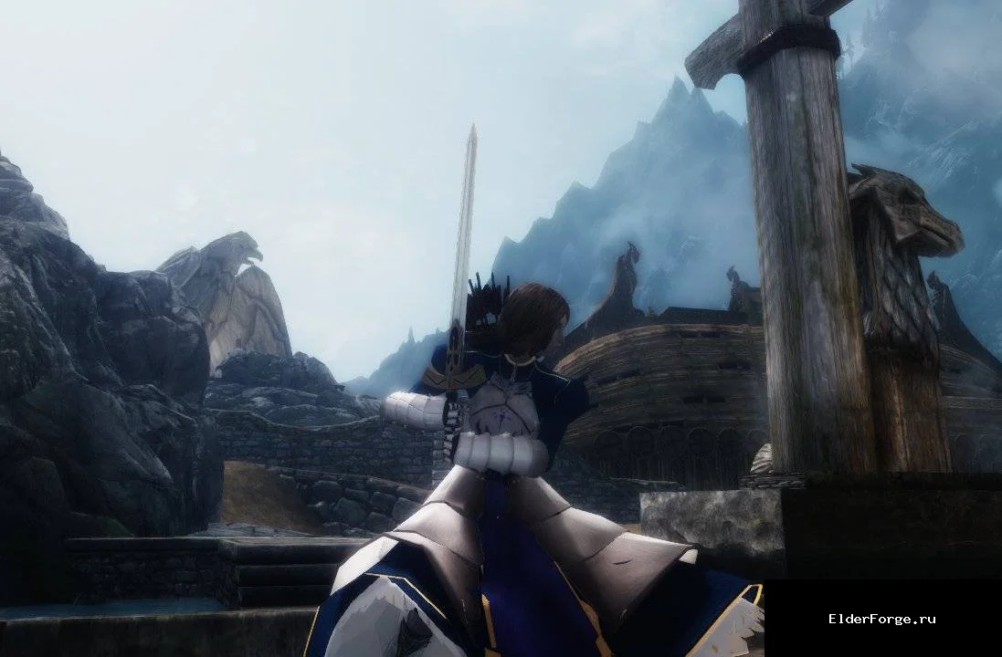 Обложка мода: Броня Сэйбер из Fate/Stay Night для Skyrim Legendary Edition