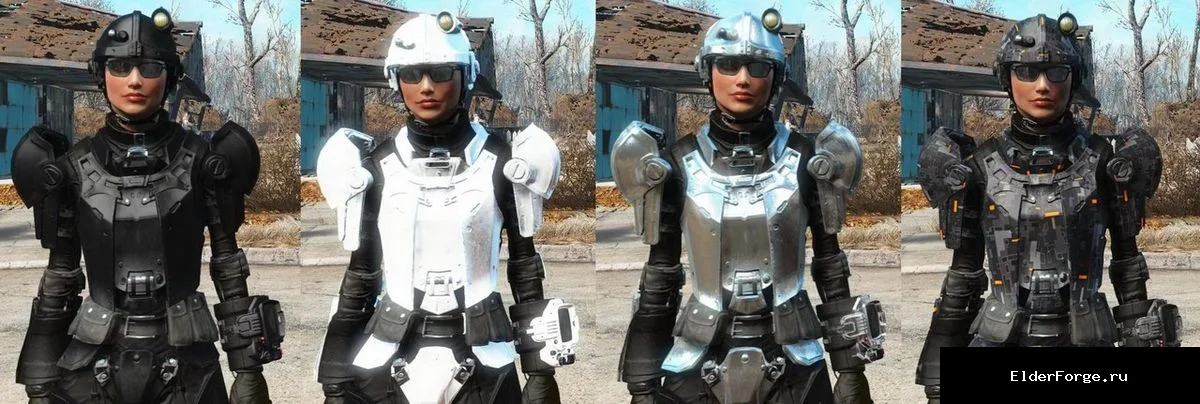 Обложка мода: Броня спецназа и реактивный ранец 2019 для Fallout 4