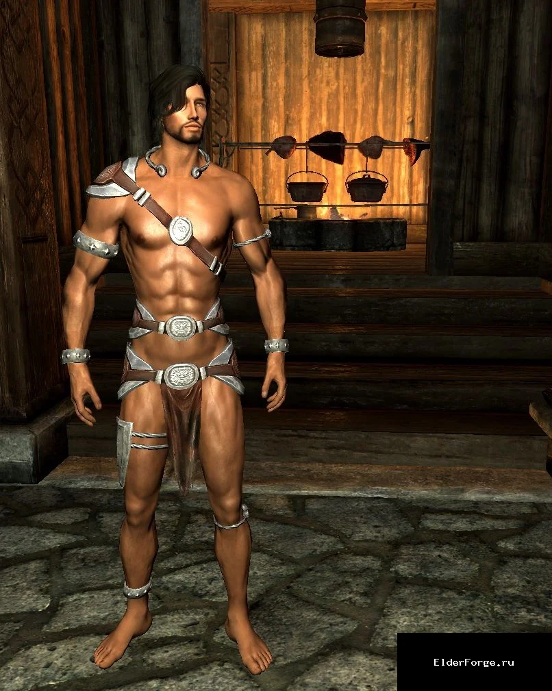 Обложка мода: Броня Тсуна для Skyrim LE – уникальная мужская броня от бога Шора