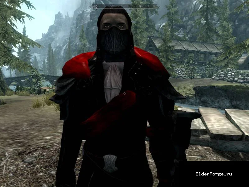 Обложка мода: Броня вампира-ассасина для Skyrim LE – полный набор с катаной и щитом