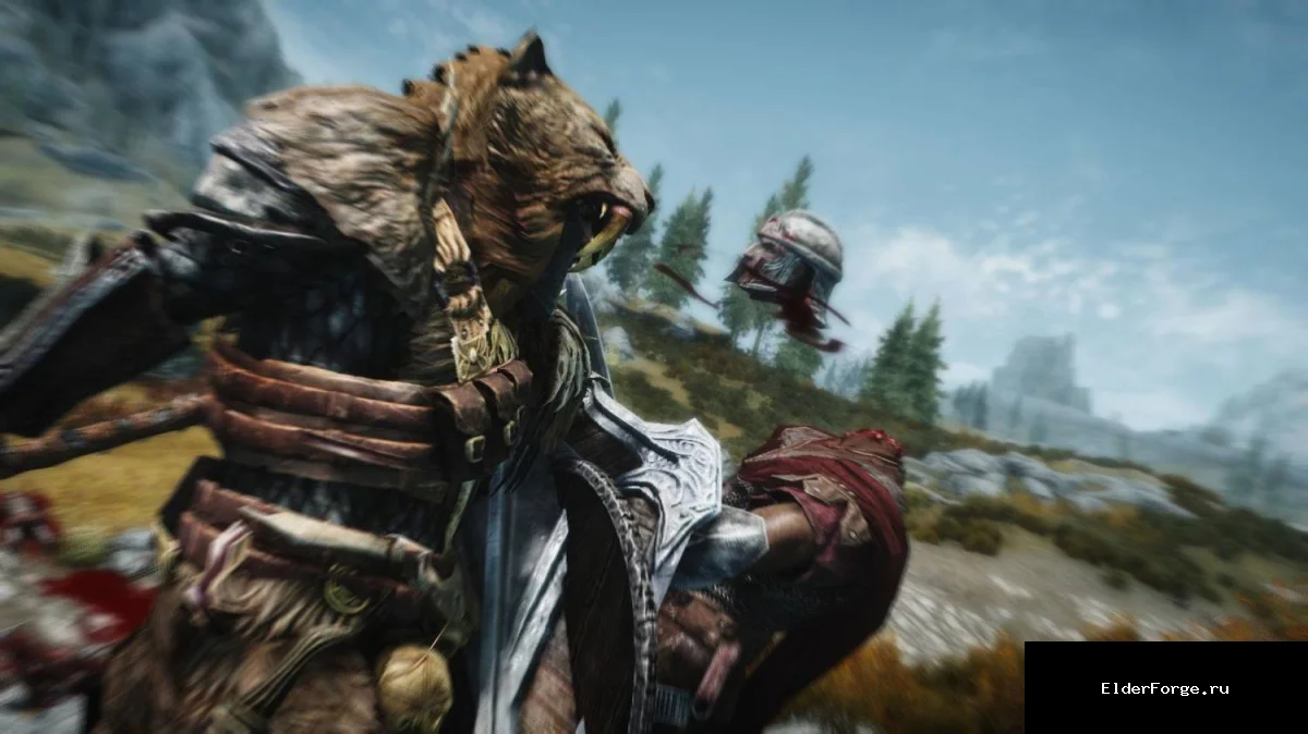 Обложка мода: Броня Зверя для Skyrim LE – крафт в кузне и уникальный стиль