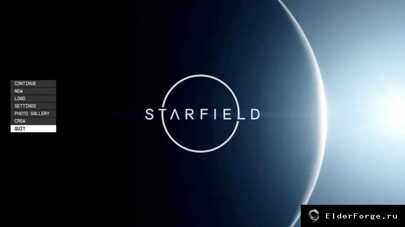 Обложка мода: Быстрое и чистое главное меню для Starfield