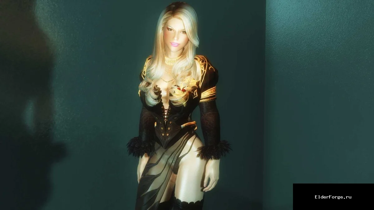 Обложка мода: Черные и белые робы – стильные демонические одеяния для Skyrim LE
