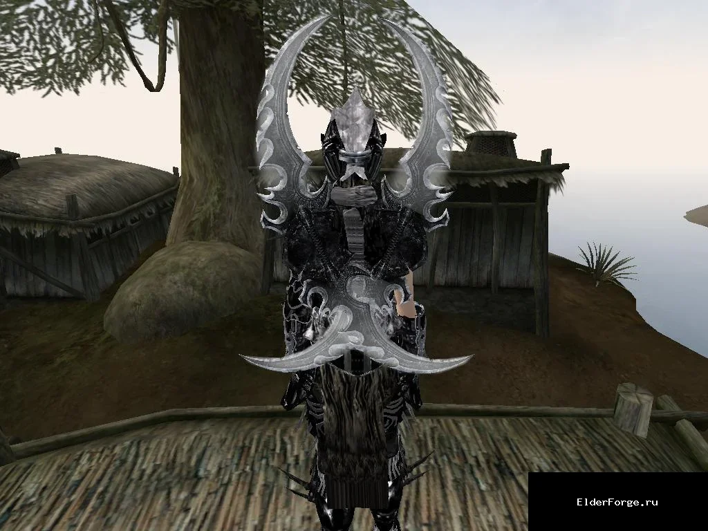 Обложка мода: Черные текстуры клинков Аззинота для Morrowind – стильный ретекстурный пакет
