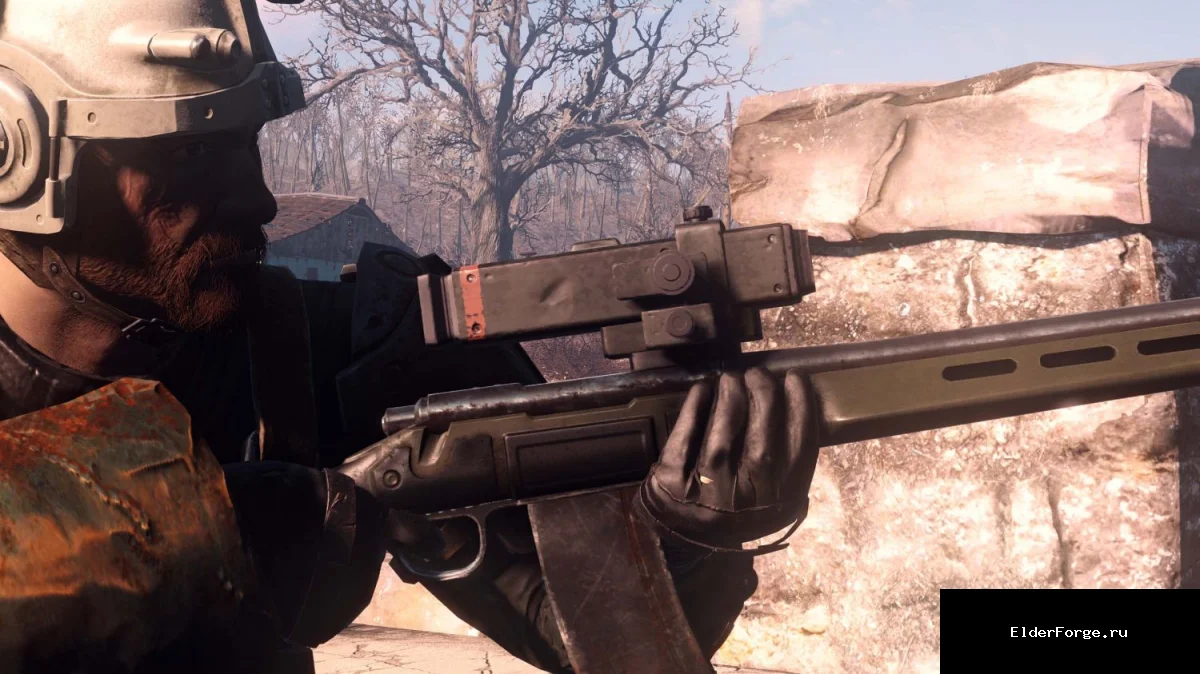 Обложка мода: Черный реколор оптического прицела для Fallout 4
