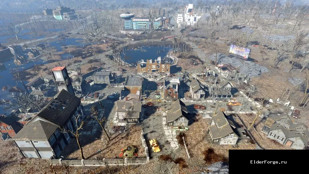 Обложка мода: Чертеж поселения Джамайка Плейнс для Fallout 4 – совместим с Transfer Settlements