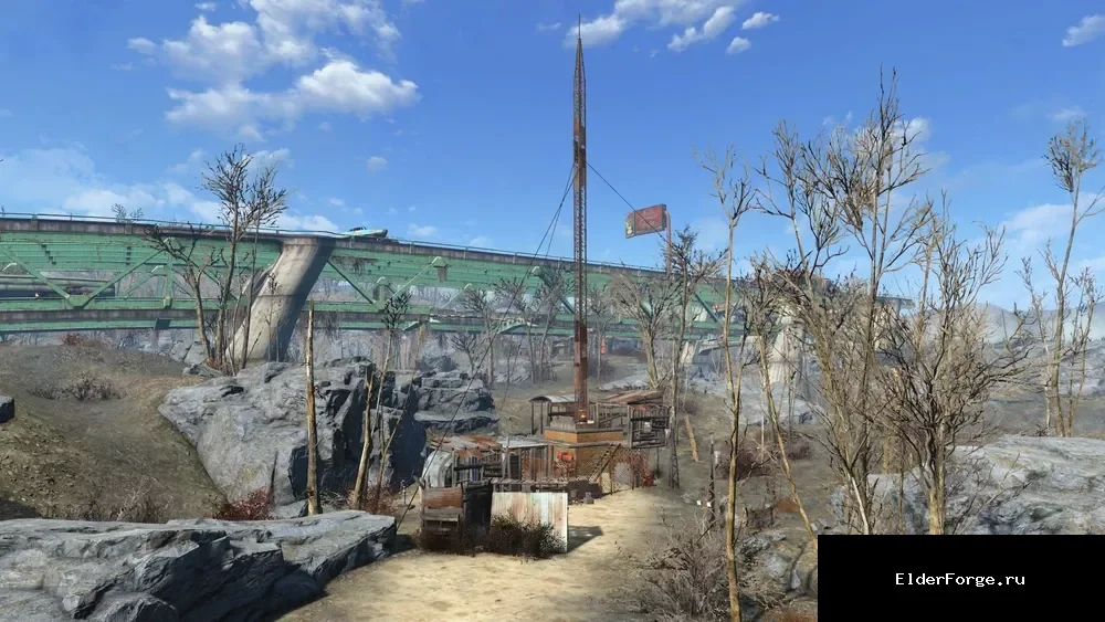 Обложка мода: Чертеж поселения Форпост Зимонджа для Fallout 4