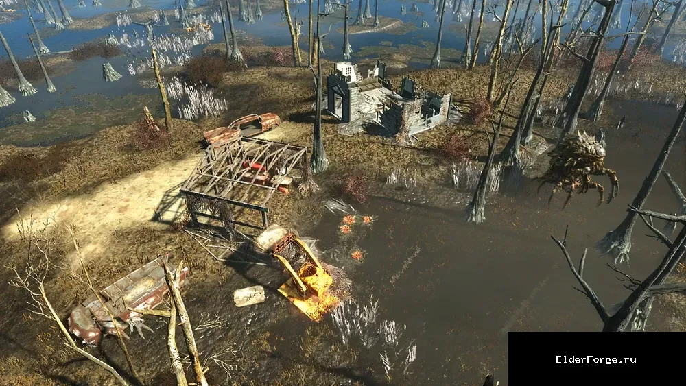 Обложка мода: Чертёж поселения «Стройплощадка» для Мерквотер в Fallout 4