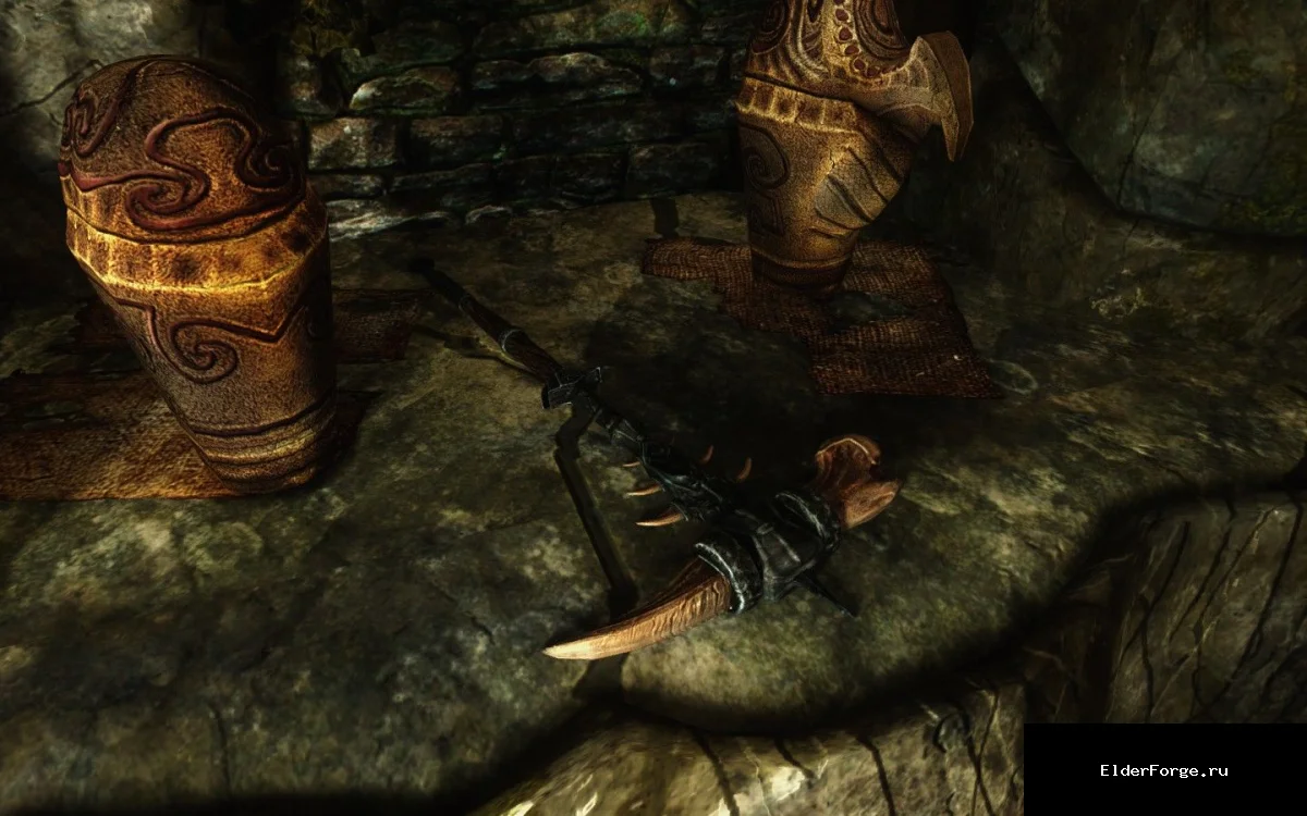 Обложка мода: Чешуедроб – мощный боевой молот для Skyrim LE с уникальными текстурами
