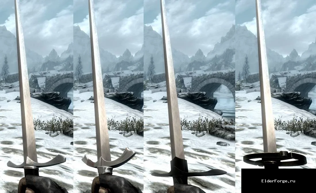 Обложка мода: Четыре новых меча для Skyrim LE – качественное оружие в кузнице