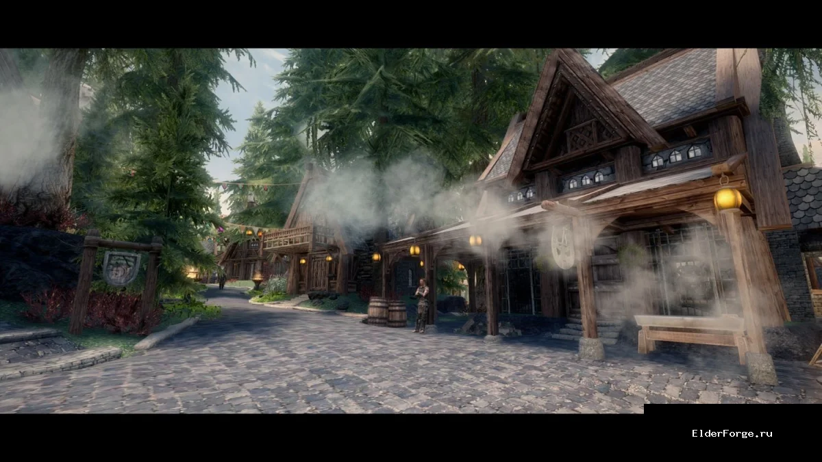 Обложка мода: CleverCharff – 2K перепроектировка города Вайтран для Skyrim SE/AE