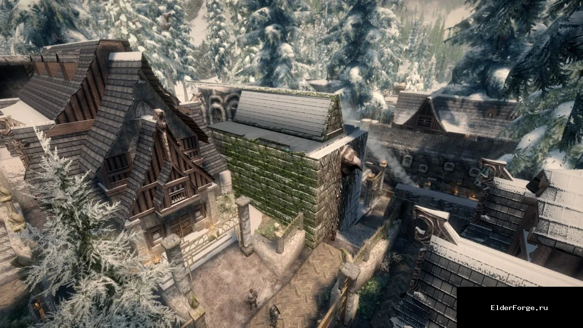 Обложка мода: CleverCharff – 2K текстуры Виндхельма для Skyrim LE