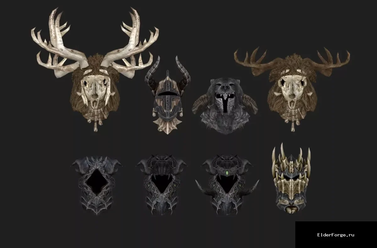 Обложка мода: Closed Helmets – закрытые шлемы для Skyrim SE/AE