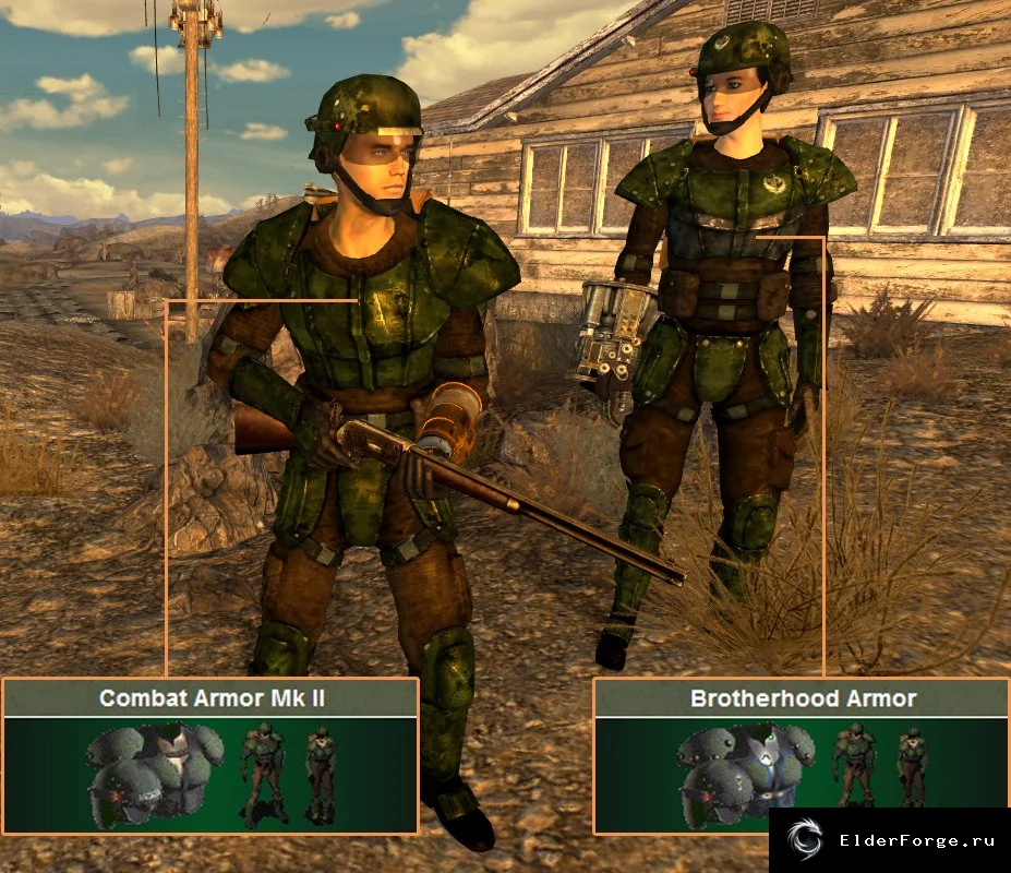Обложка мода: Combat Armor Mark II для Fallout: New Vegas