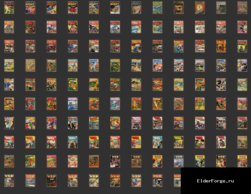 Обложка мода: Comic Collector – коллекция из 541 комикса в Fallout 4