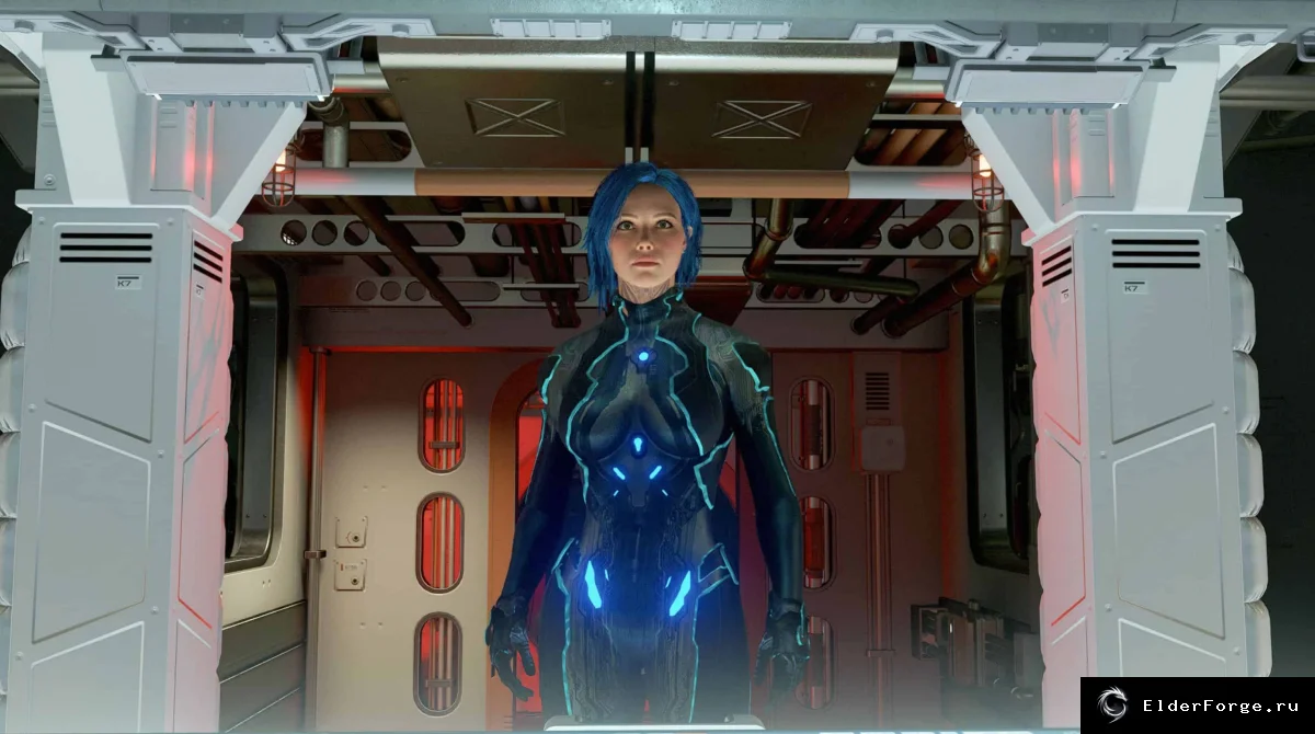 Обложка мода: Cortana костюм для Starfield – стильный набор одежды