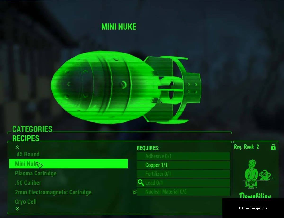 Обложка мода: Craftable Ammunition – крафт боеприпасов в Fallout 4