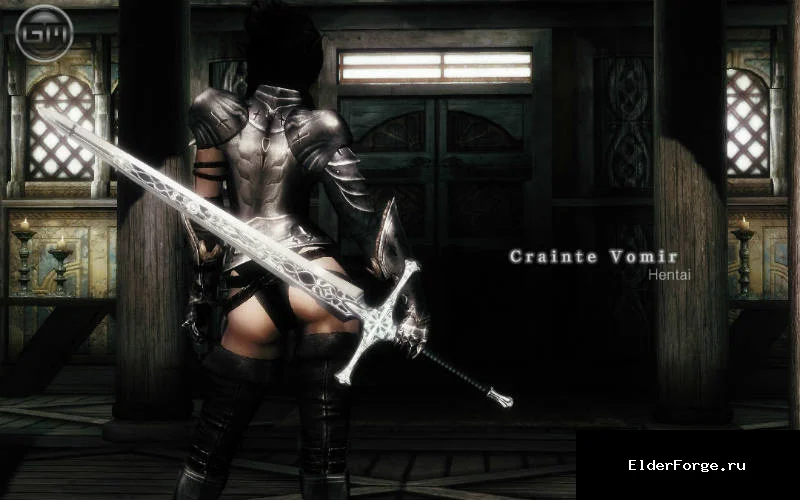 Обложка мода: Crainte Vomir LE — двуручный меч Крэйнт Вомир для Skyrim LE